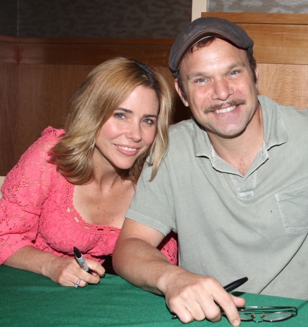 Kerry Butler & Norbert Leo Butz attending the Live at Barnes & Noble: Multi-Song performance by cast members of CATCH ME IF YOU CAN in New York City. at 