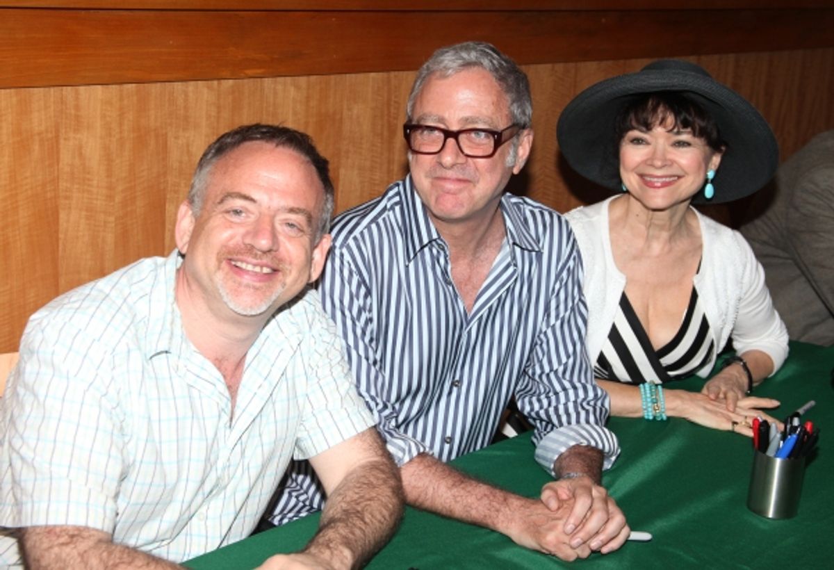 Marc Shaiman, Scott Wittman & Linda Hart attending the Live at Barnes & Noble: Multi-Song performance by cast members of CATCH ME IF YOU CAN in New York City. at 