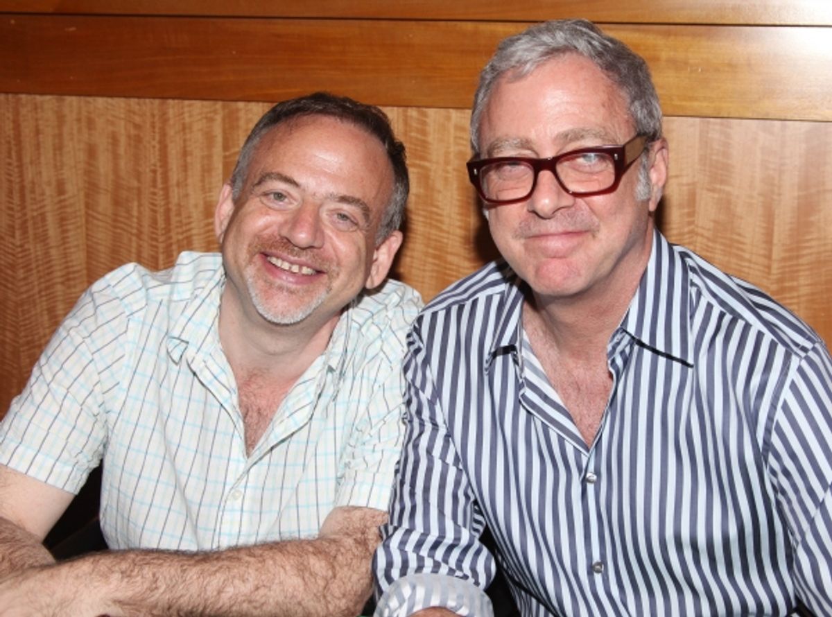 Scott Wittman & Marc Shaiman attending the Live at Barnes & Noble: Multi-Song performance by cast members of CATCH ME IF YOU CAN in New York City. at 