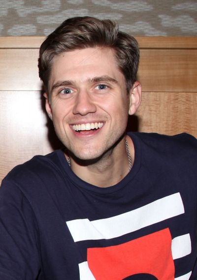 Aaron Tveit attending the Live at Barnes & Noble: Multi-Song performance by cast memb Photo