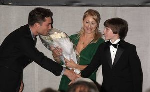 Ed Westwick, Liz Land, Jacob Clemente Photo