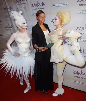 Selita Banks and Characters of Zarkana attending the Opening Night Performance of The New Cirque Du Soleil Acrobatic Spectacle 'Zarkana' in New York City. @ BroadwayWorld Selita Banks and Characters of Zarkana attending the Opening Night Performance of The Photo
