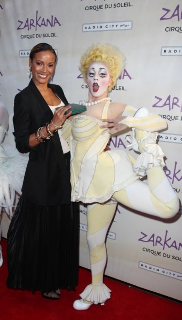 Selita Banks and Characters of Zarkana attending the Opening Night Performance of… Photo