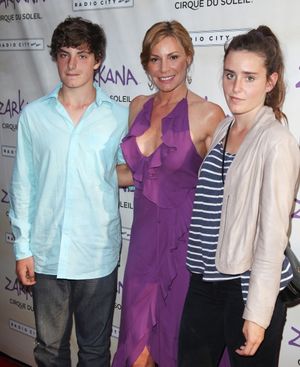 Son, Noel de Lesseps, Luann de Lesseps and daughter, Victoria de Lesseps attending th Photo