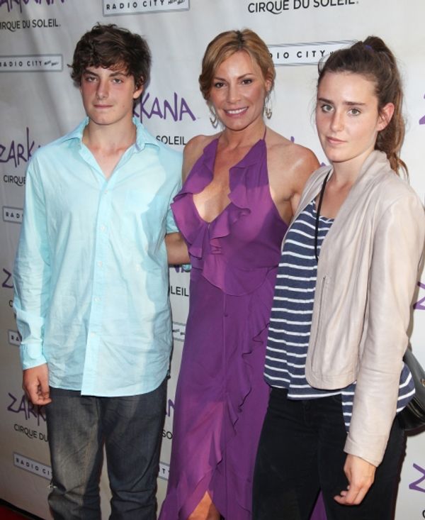 Son, Noel de Lesseps, Luann de Lesseps and daughter, Victoria de Lesseps attending th Photo