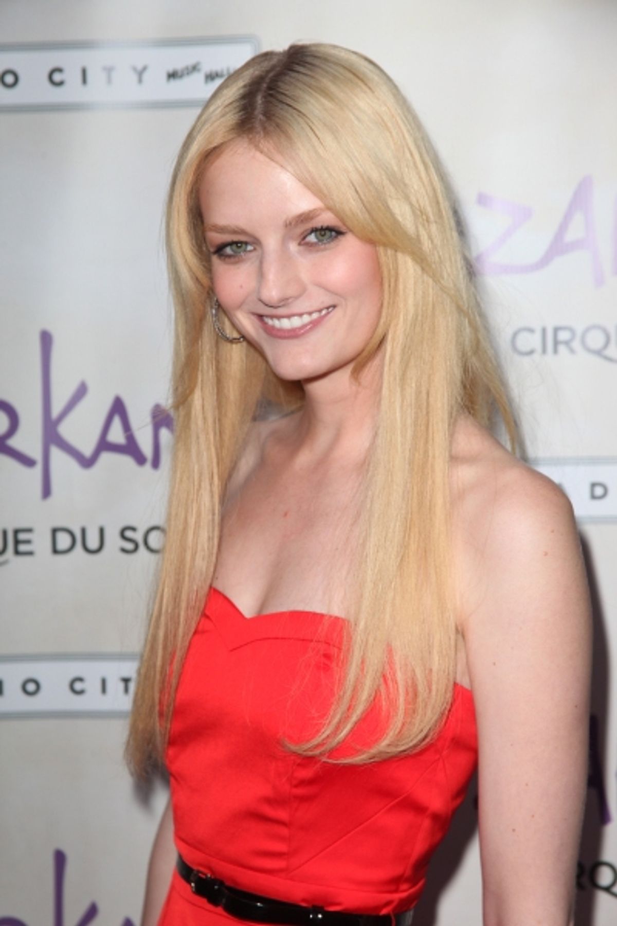 Lydia Hearst attending the Opening Night Performance of The New Cirque Du Soleil Acrobatic Spectacle 'Zarkana'  in New York City. at 