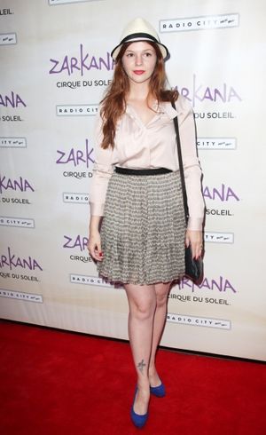 Amber Tamblyn attending the Opening Night Performance of The New Cirque Du Soleil Acrobatic Spectacle 'Zarkana' in New York City. @ BroadwayWorld Amber Tamblyn attending the Opening Night Performance of The New Cirque Du Soleil Acr Photo