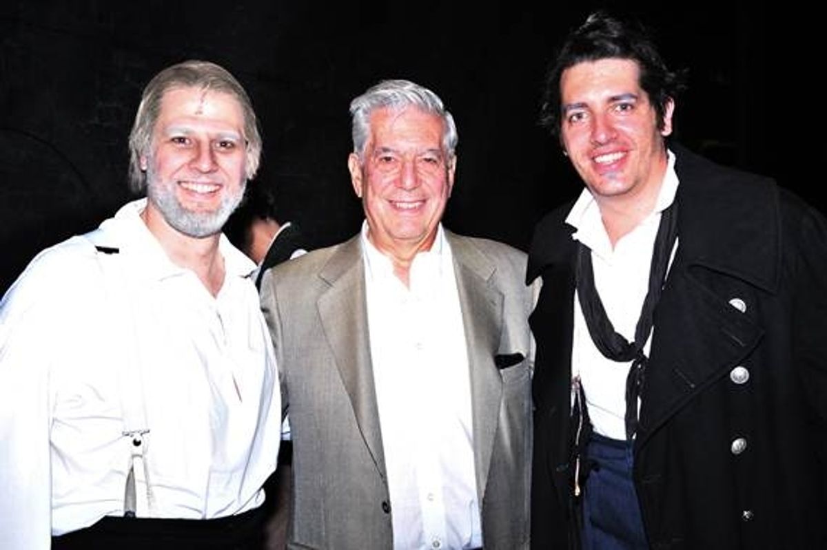 Geronimo Rauch, Vargas Llosa e Ignasi Vidal at 