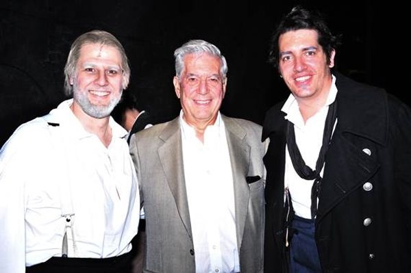 Geronimo Rauch, Vargas Llosa e Ignasi Vidal Photo