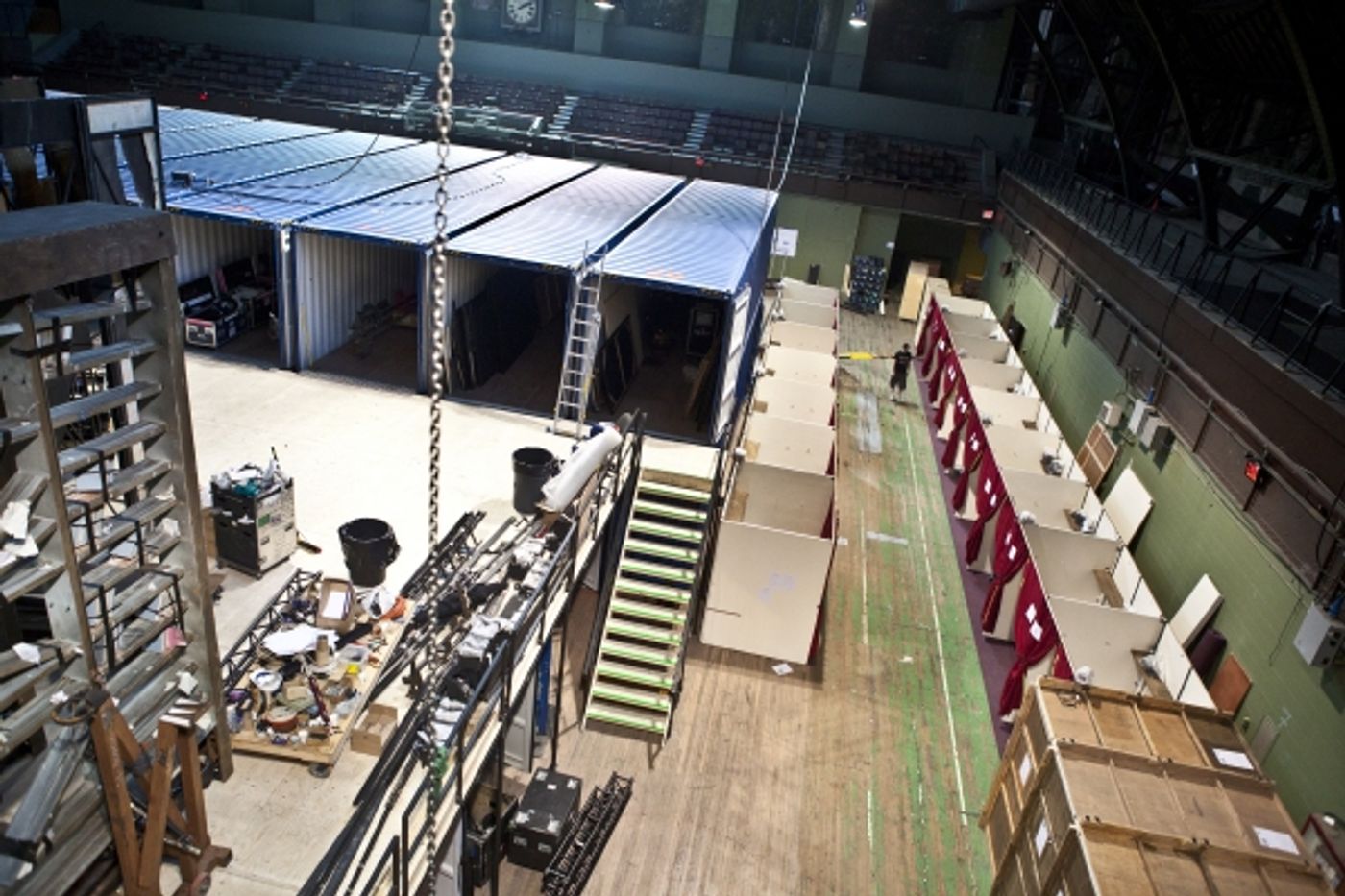 Photo Coverage: Replica of Royal Shakespeare Company's Scarlet & Gray Stage Revealed!  Image