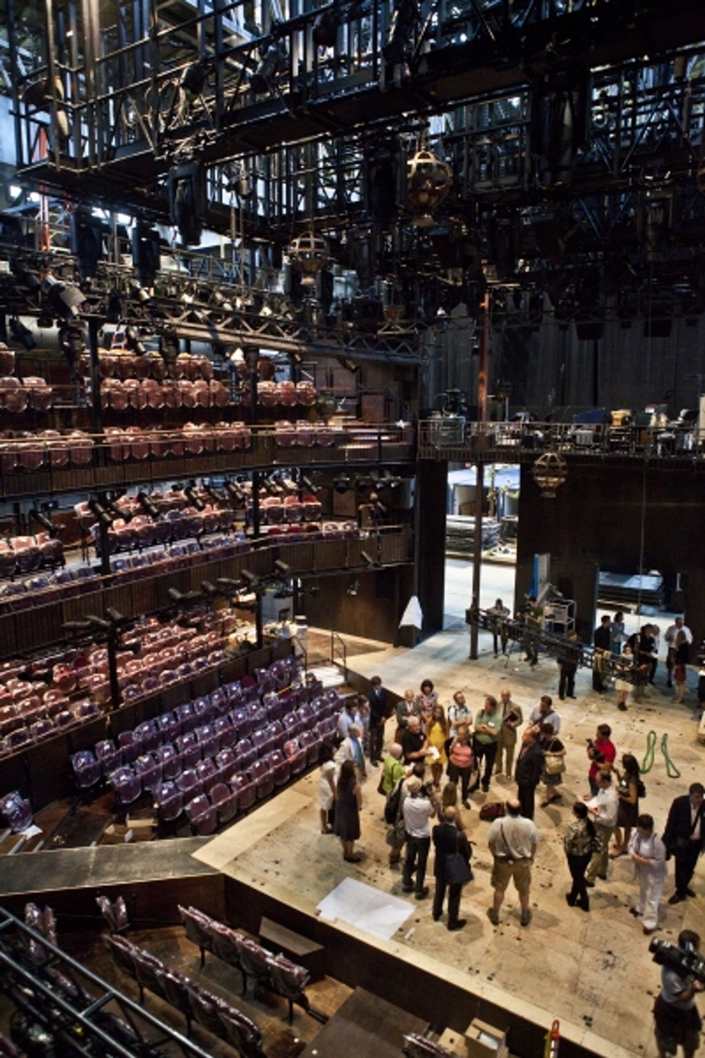 Photo Coverage: Replica of Royal Shakespeare Company's Scarlet & Gray Stage Revealed!  Image