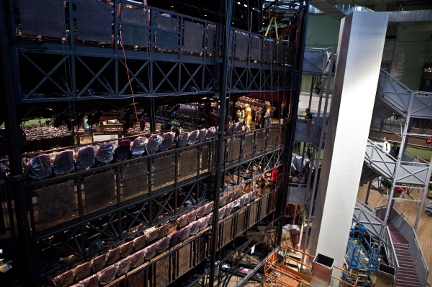 Photo Coverage: Replica of Royal Shakespeare Company's Scarlet & Gray Stage Revealed!  Image