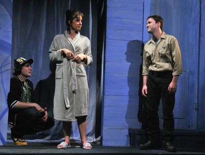 Matthew-Lee Erlbach, Maggie Bofill, and Garrett Neergaard Photo