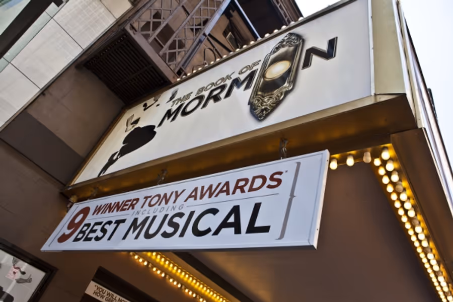 Photo Coverage: Outside THE BOOK OF MORMON's Free Fan Performance! Image