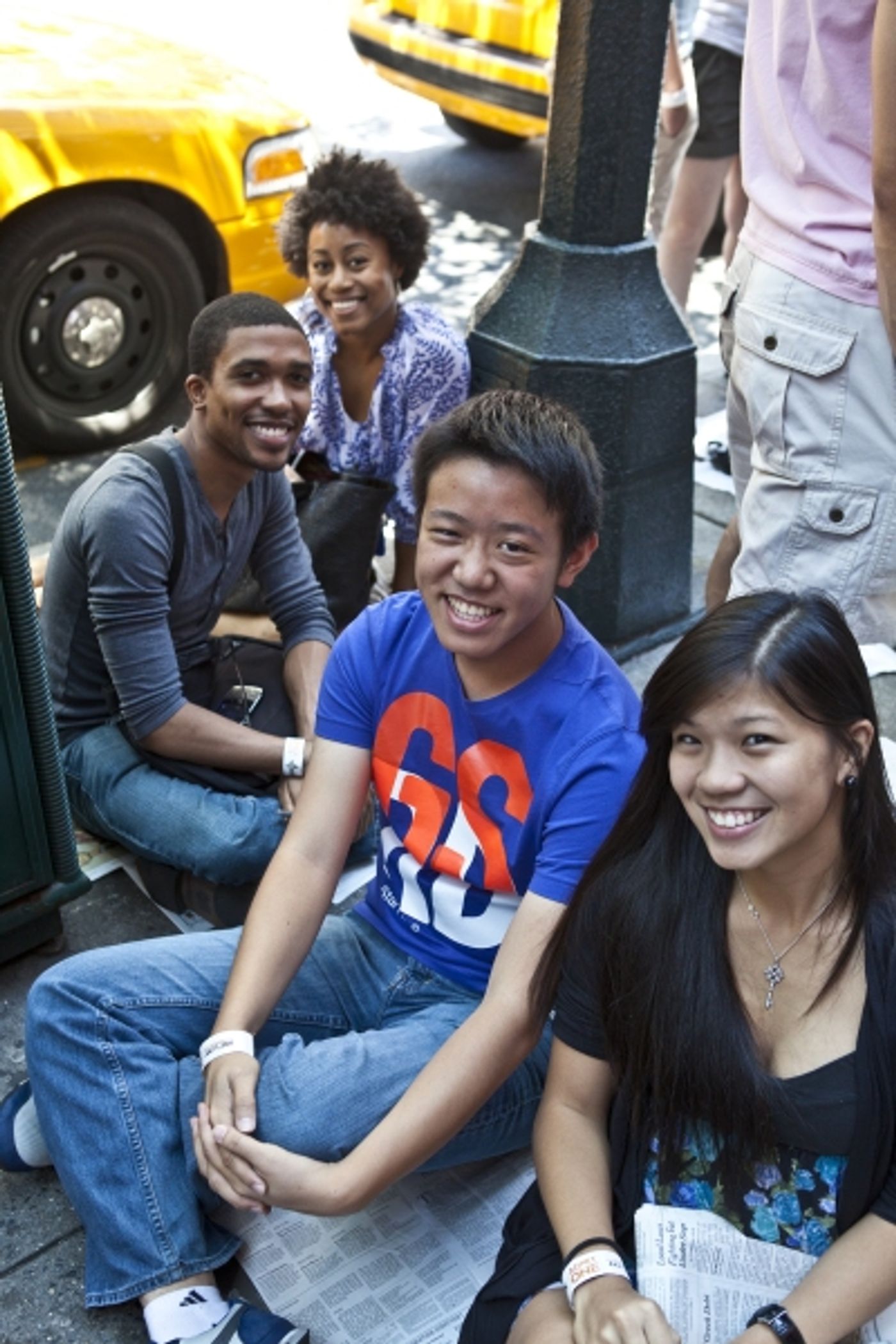 Photo Coverage: Outside THE BOOK OF MORMON's Free Fan Performance!  Image