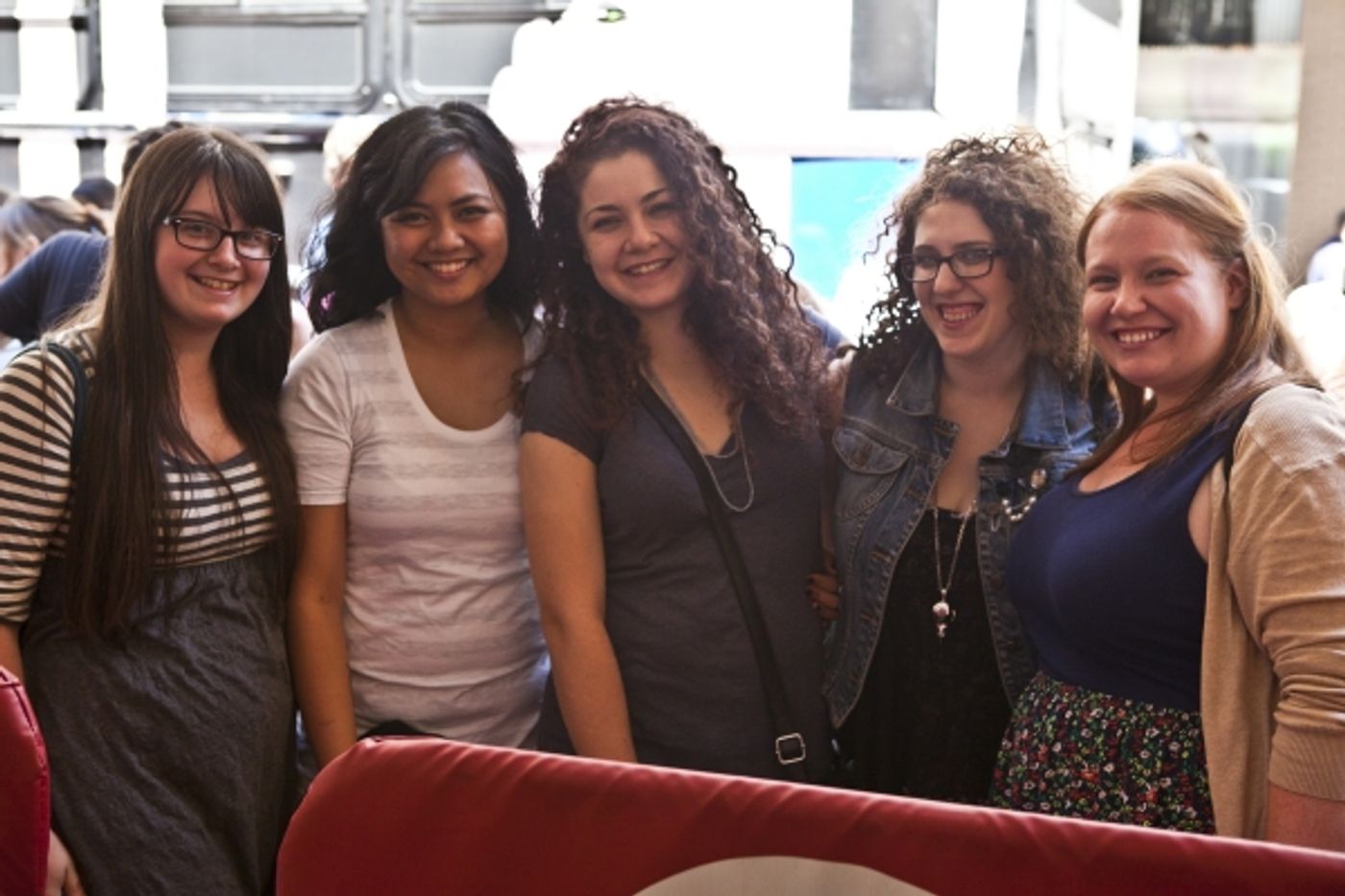 Photo Coverage: Outside THE BOOK OF MORMON's Free Fan Performance!  Image