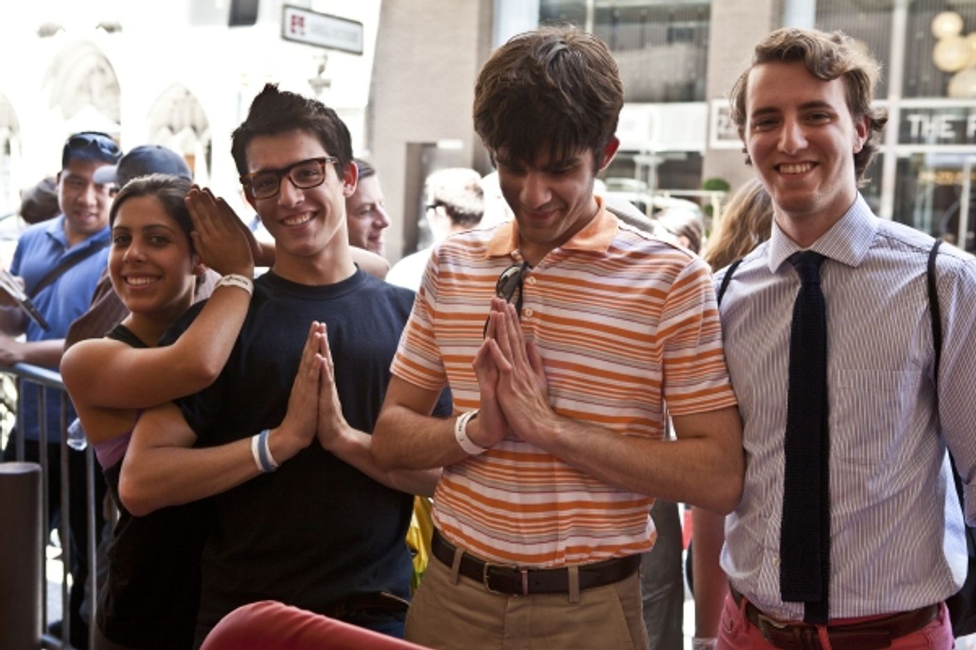 Photo Coverage: Outside THE BOOK OF MORMON's Free Fan Performance!  Image