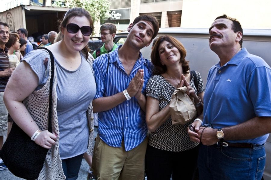 Photo Coverage: Outside THE BOOK OF MORMON's Free Fan Performance! Image