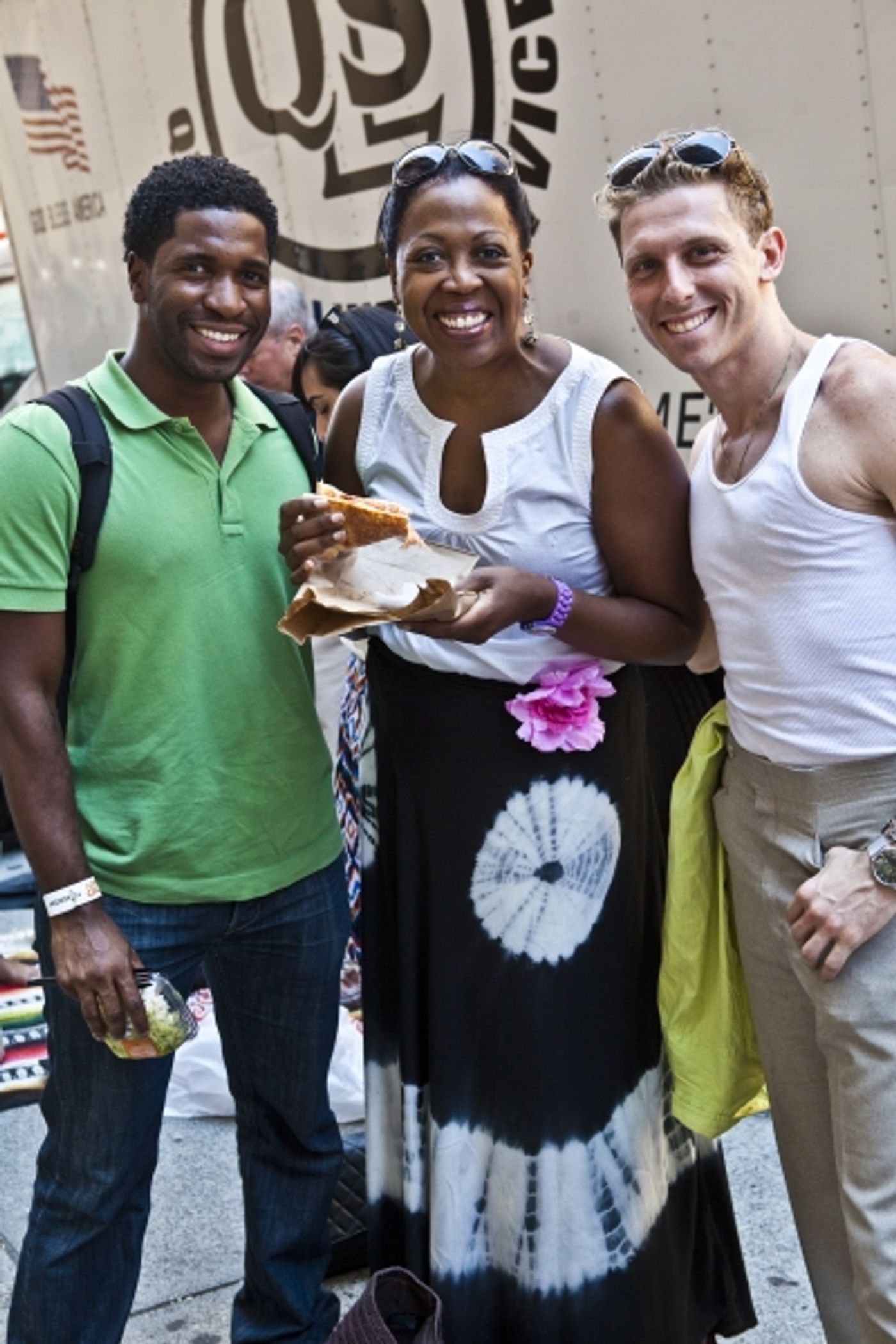 Photo Coverage: Outside THE BOOK OF MORMON's Free Fan Performance!  Image