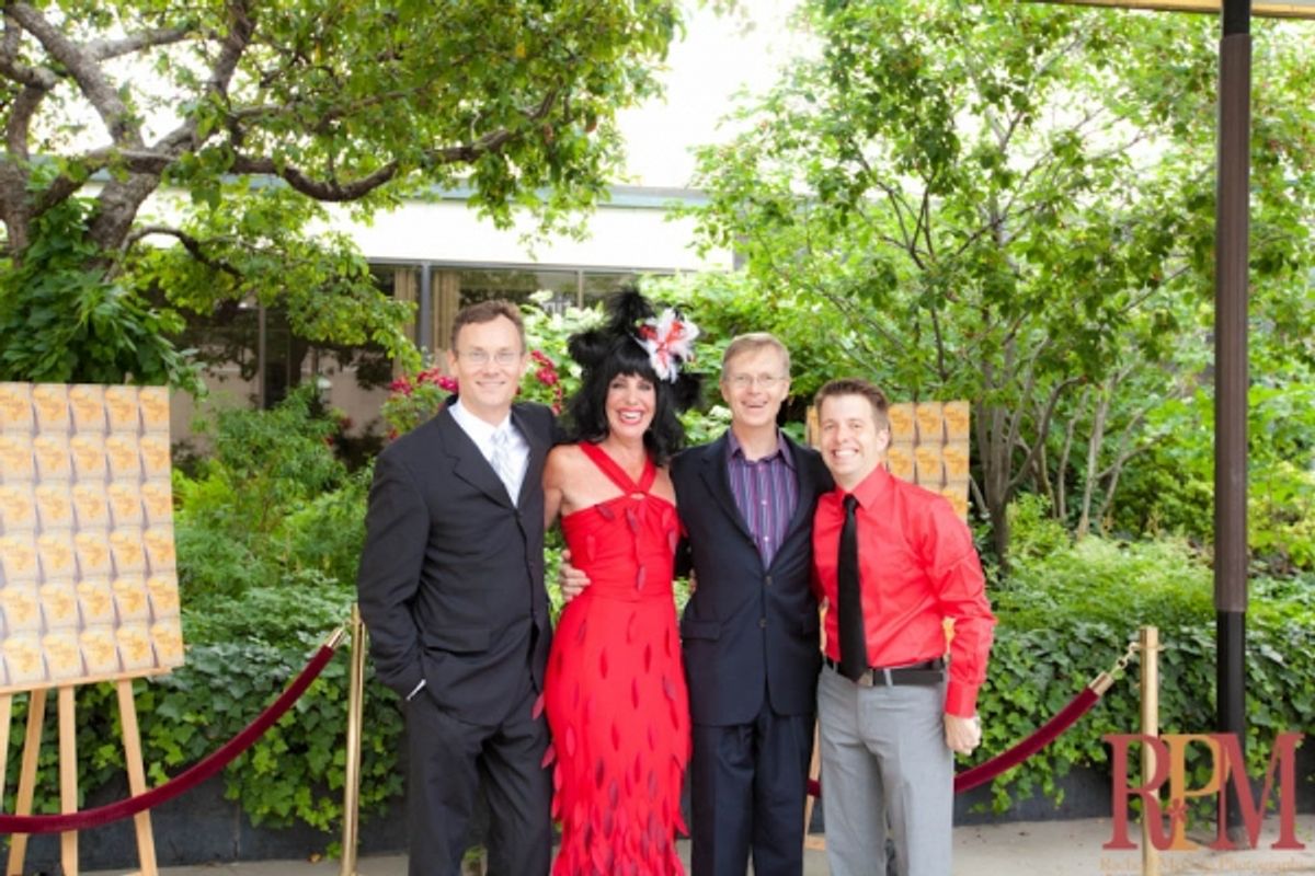 Red Carpet Host Elley-Ray Hennessy with Steve Cumyn, Greg Campbell and Colin Doyle
 at 