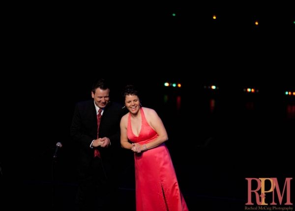 Hosts Craig Lauzon and Michaela Washburn Photo