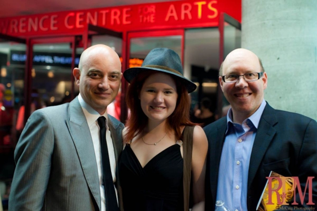 Levon Ichkhanian, BWW's Kelly Cameron and Dancap President Aubrey Dan
 at 