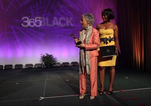 Legendary Broadway actress Ruby Dee receiving her 2011 McDonaldÃ¢â‚¬â„¢s 36 Photo
