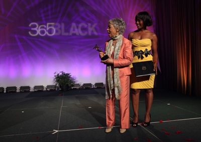 Legendary Broadway actress Ruby Dee receiving her 2011 McDonaldÃ¢â‚¬â„¢s 36 Photo