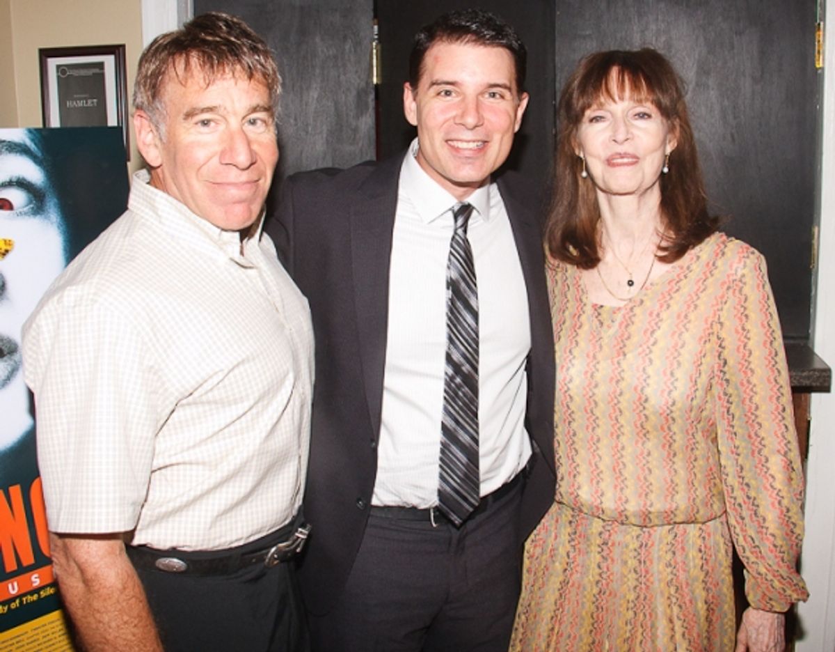 Stephen Schwartz, Rich Affannato, and Barbara Feldon at 