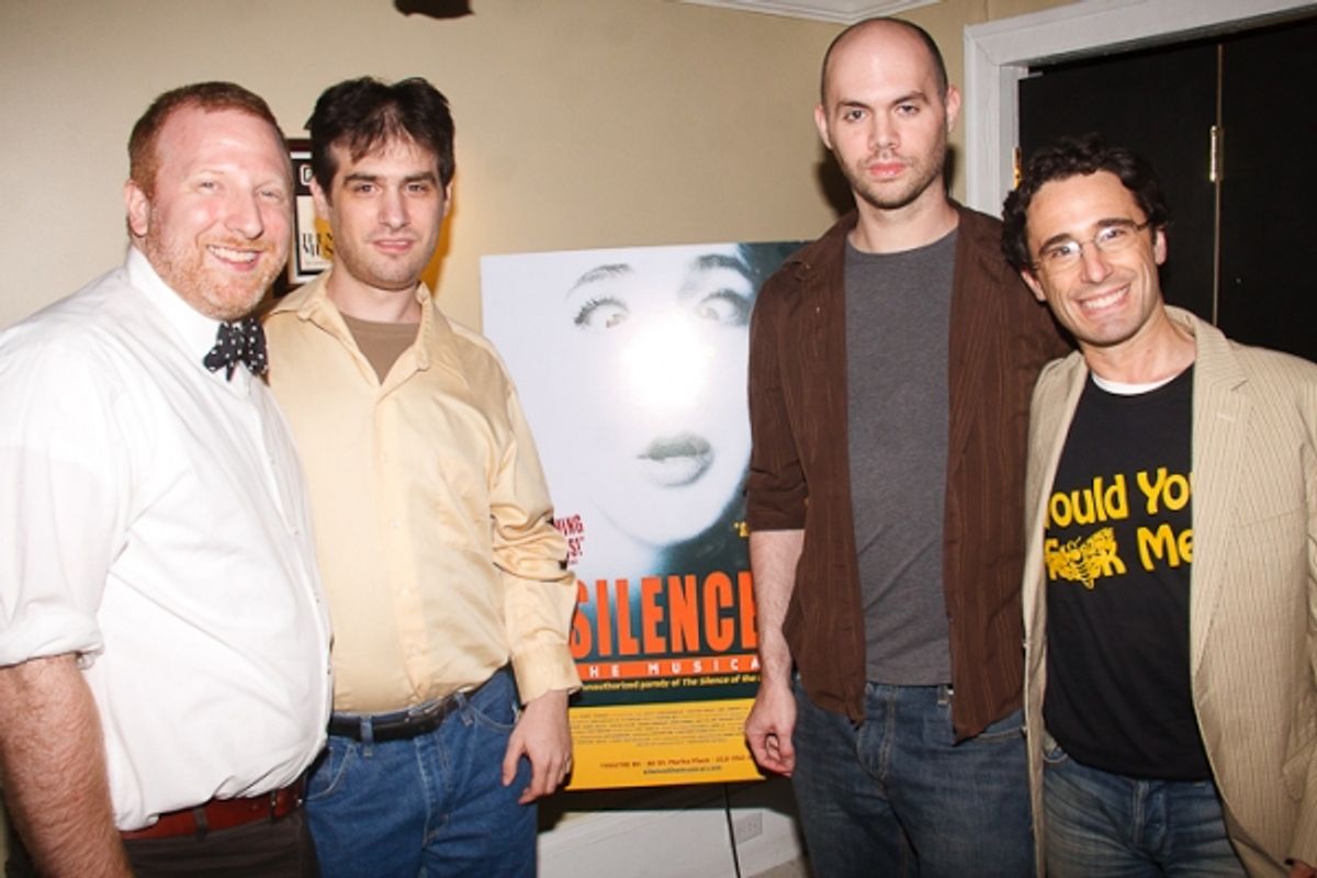 Hunter Bell, Jon Kaplan, Al Kaplan and Christopher Gattelli at 