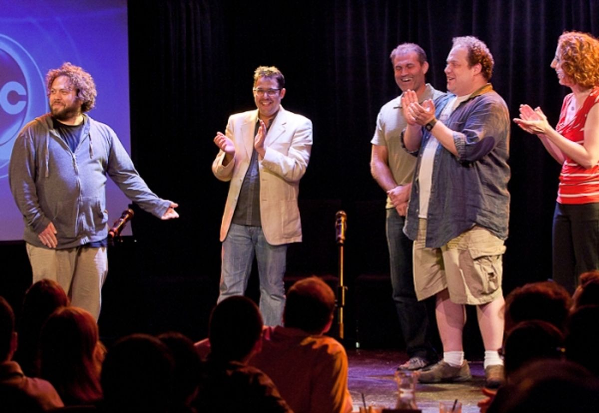 Dan Fogler, Steve Rosen, Marc Kudisch, Jordan Gelber, and Alison Cimmet at 