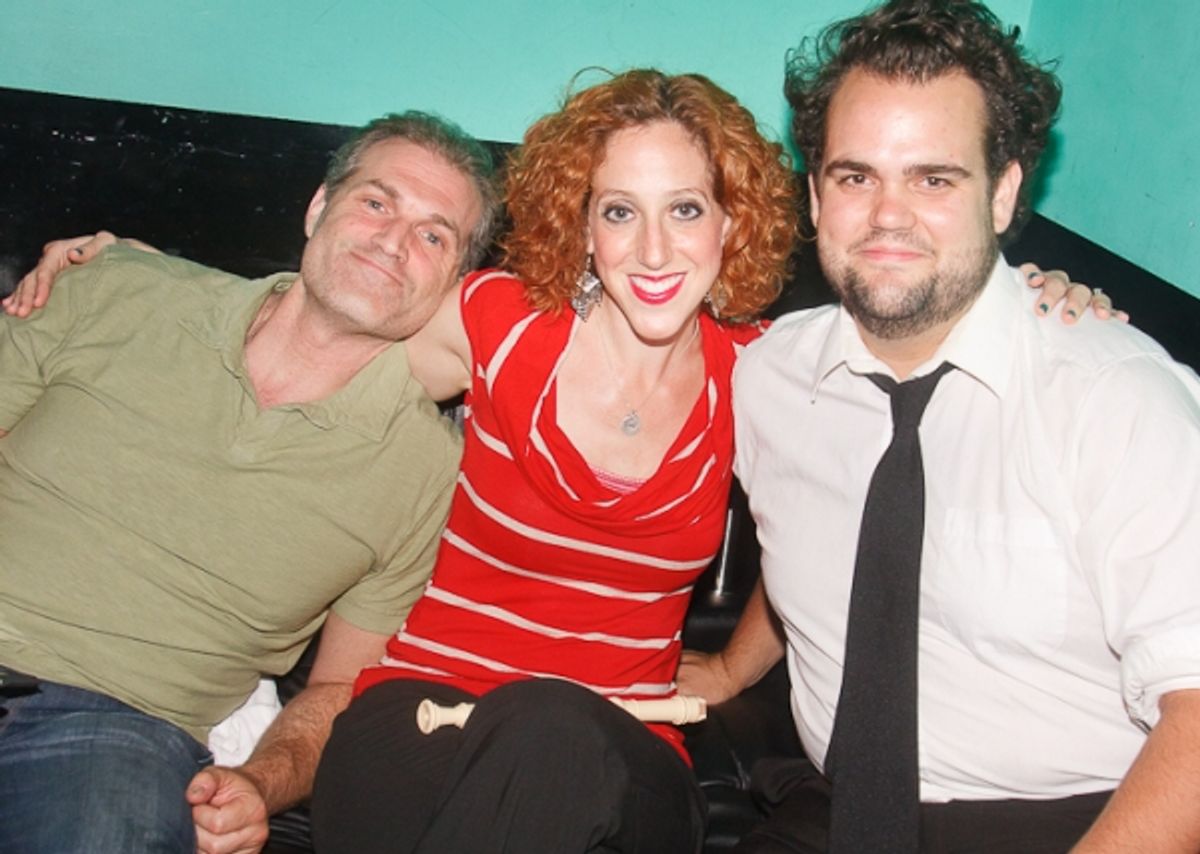 Marc Kudisch, Alison Cimmet, and Greg Hildreth at 