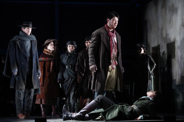 Adam Diegel as Don JosÃ© and Ginger Costa-Jackson as Carmen in The Glimmerglass Fes Photo