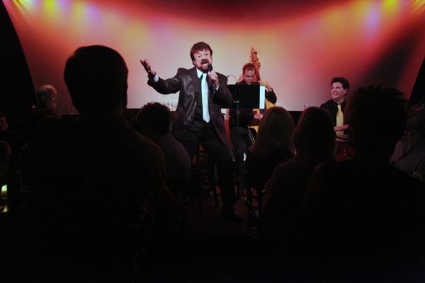 Joey Infante performs 'Babalu' at the Metropolitan Room in New York City. Photo