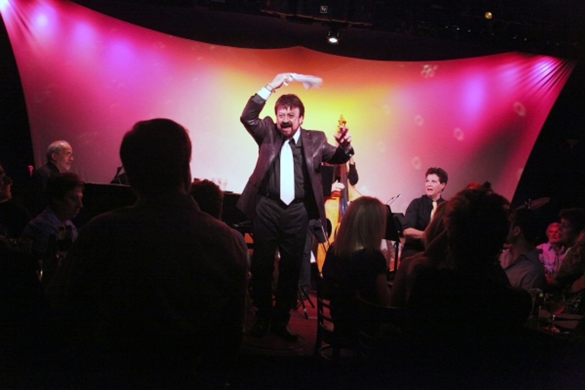 Joey Infante performs 'Babalu' at the Metropolitan Room in New York City. at 