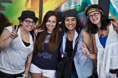 Our very own Monica Simoes and Fans! Photo