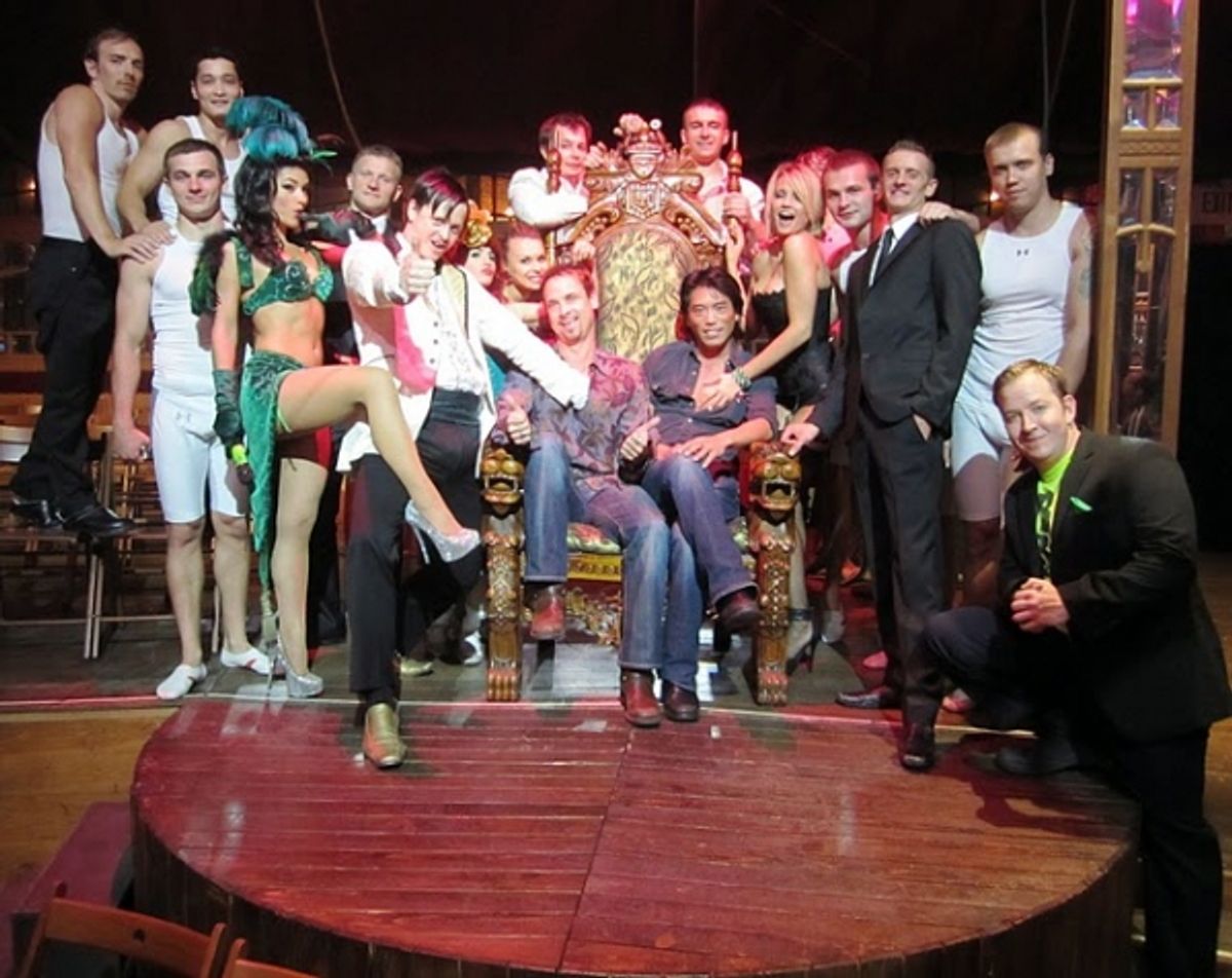 Colin Cunningham, Peter Shinkoda, cast of ABSINTHE at 