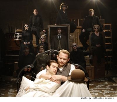 Jon Robyns (playing Hollis Bessemer) and Michael Jibson (playing Addison Mizner) with Photo