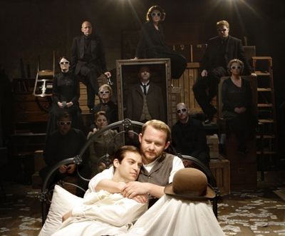 Jon Robyns (playing Hollis Bessemer) and Michael Jibson (playing Addison Mizner) with Photo