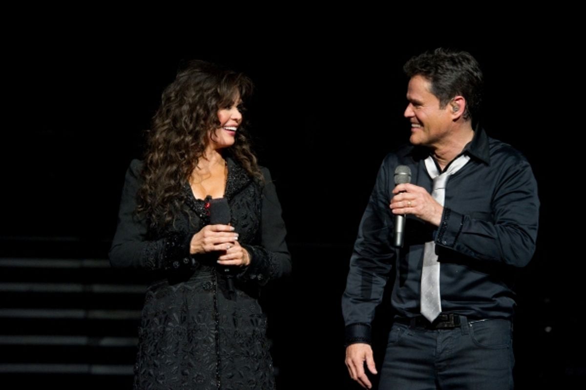 Marie Osmond and Donny Osmond at 