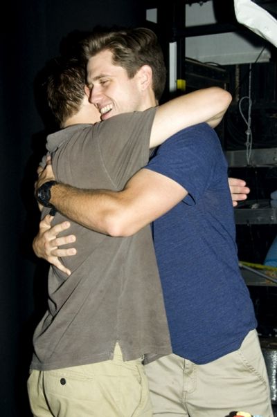 Norbert Leo Butz  & Aaron Tveit Photo