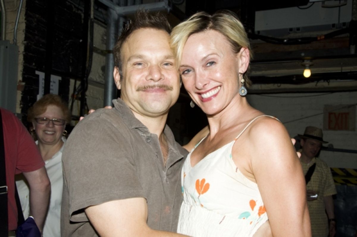 Norbert Leo Butz & Rachel de Benedet at 