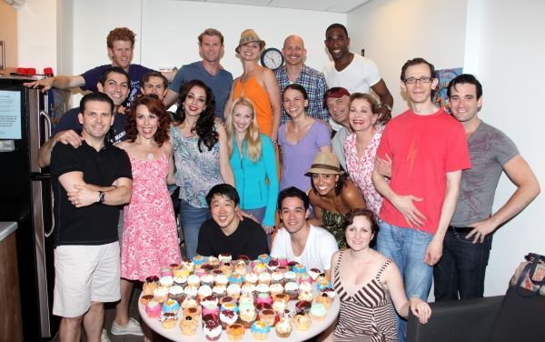 John McMartin, Sutton Foster, Walter Charles, Jessica Walter, Adam Godley & Colin Don Photo