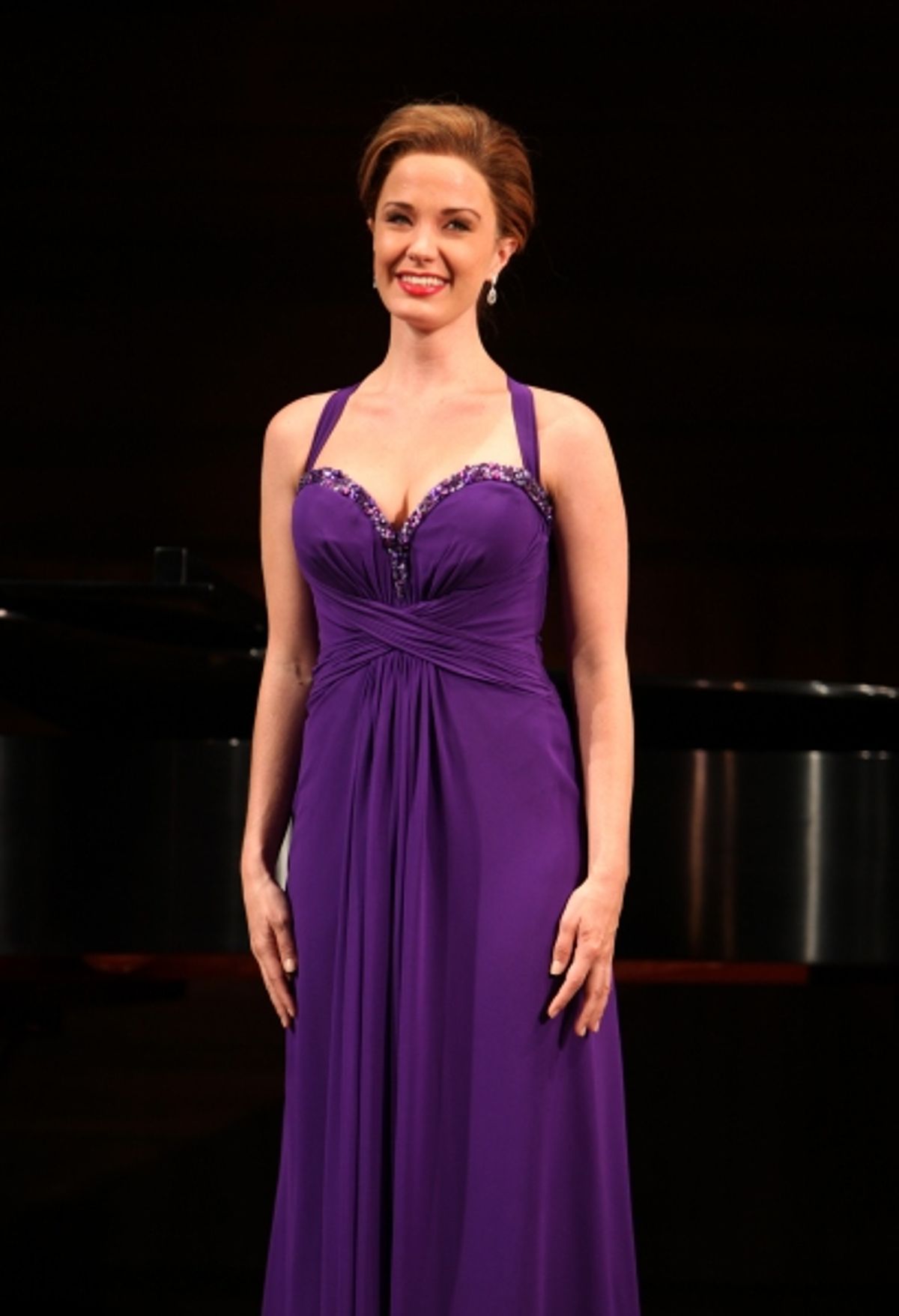 Sierra Boggess at the Opening Night Performance Curtain Call for The Manhattan Theatre Club's  'Master Class' at the Samuel J. Friedman Theatre in New York City. at 