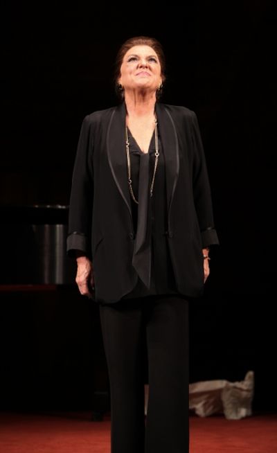 Tyne Daly as Maria Callas at the Opening Night Performance Curtain Call for The Manha Photo