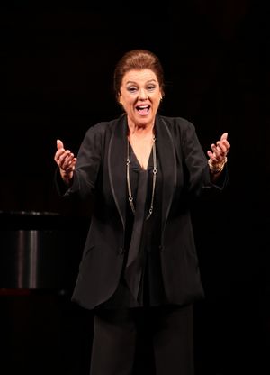 Tyne Daly as Maria Callas at the Opening Night Performance Curtain Call for The Manha Photo