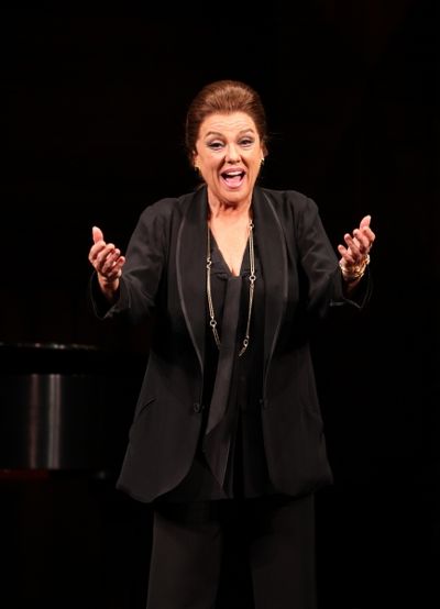 Tyne Daly as Maria Callas at the Opening Night Performance Curtain Call for The Manha Photo