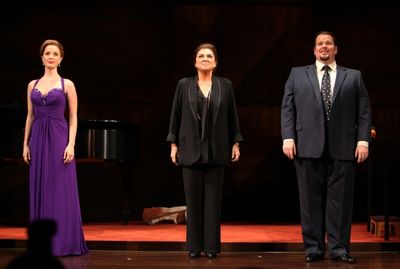 Tyne Daly as Maria Callas with Sierra Boggess, Garrett Sorenson & Clinton Brandhagen  Photo