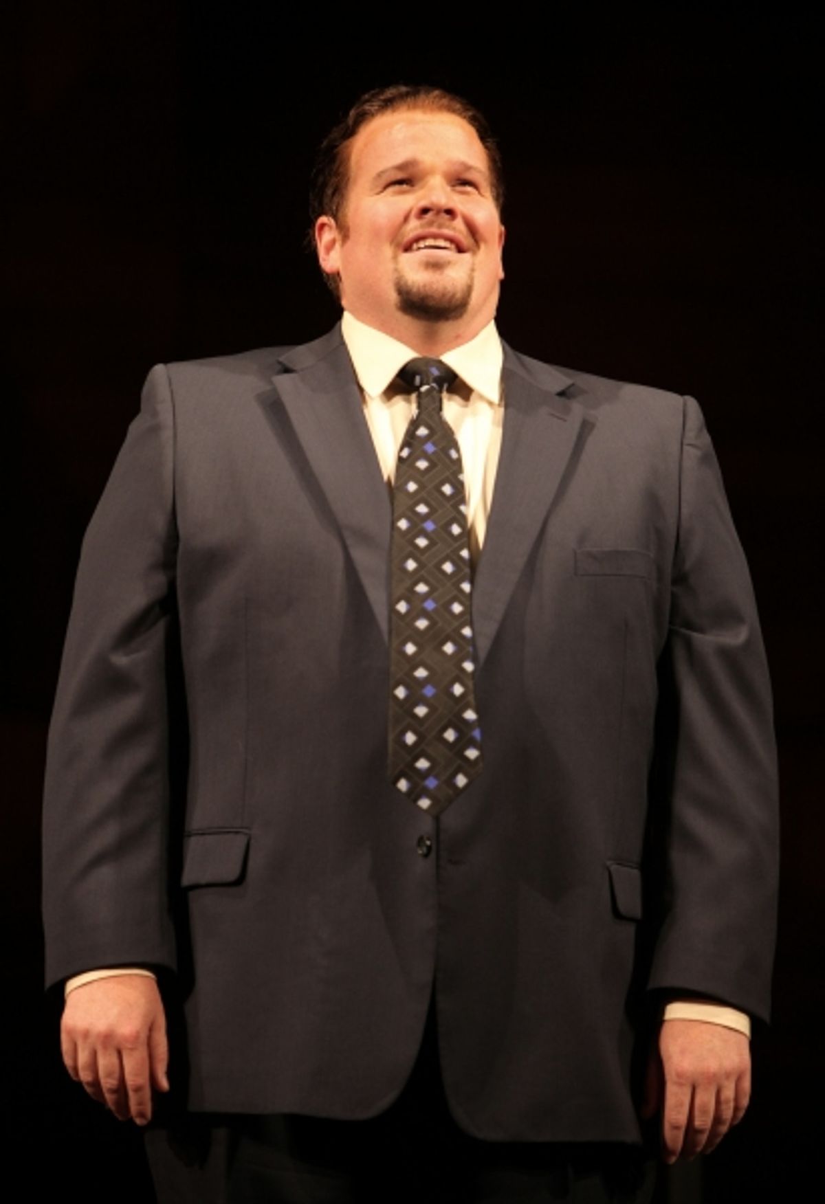 Garrett Sorenson at the Opening Night Performance Curtain Call for The Manhattan Theatre Club's  'Master Class' at the Samuel J. Friedman Theatre in New York City. at 