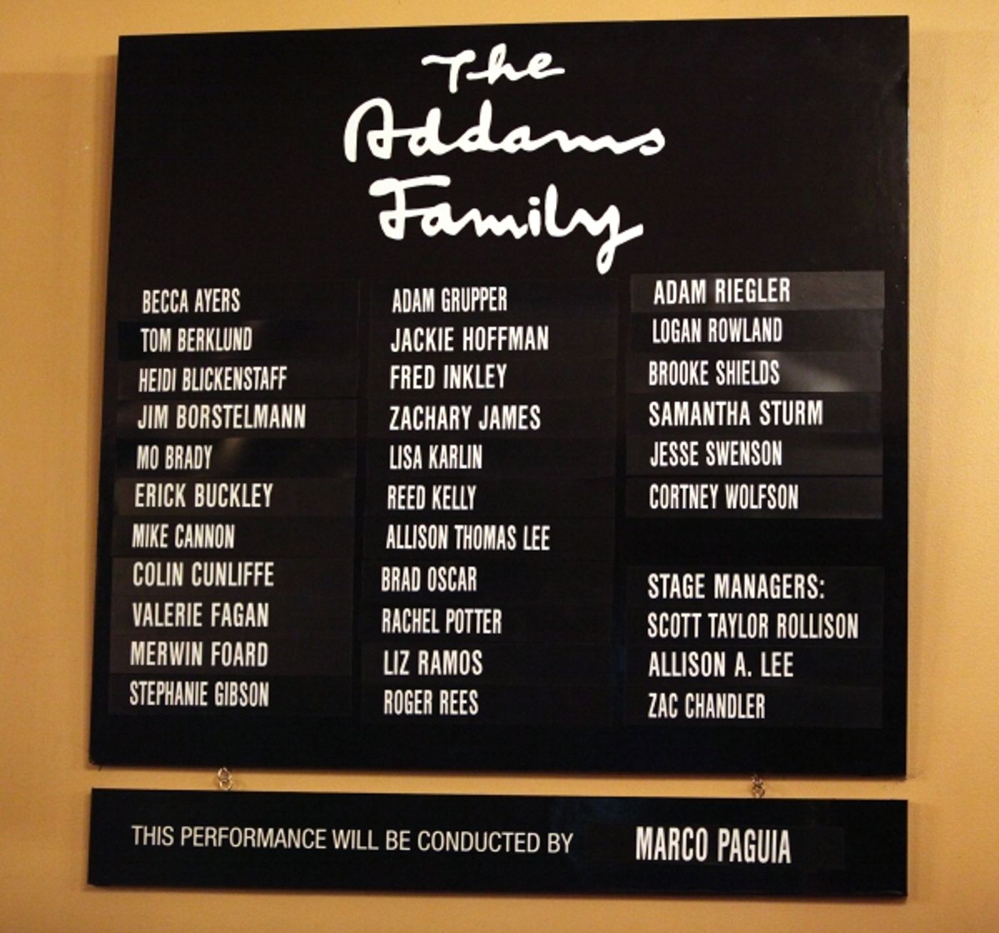 Photo Coverage: Brooke Shields Opens in THE ADDAMS FAMILY - Curtain Call!  Image
